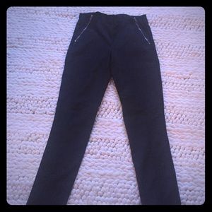 Theory black stretch dress pants